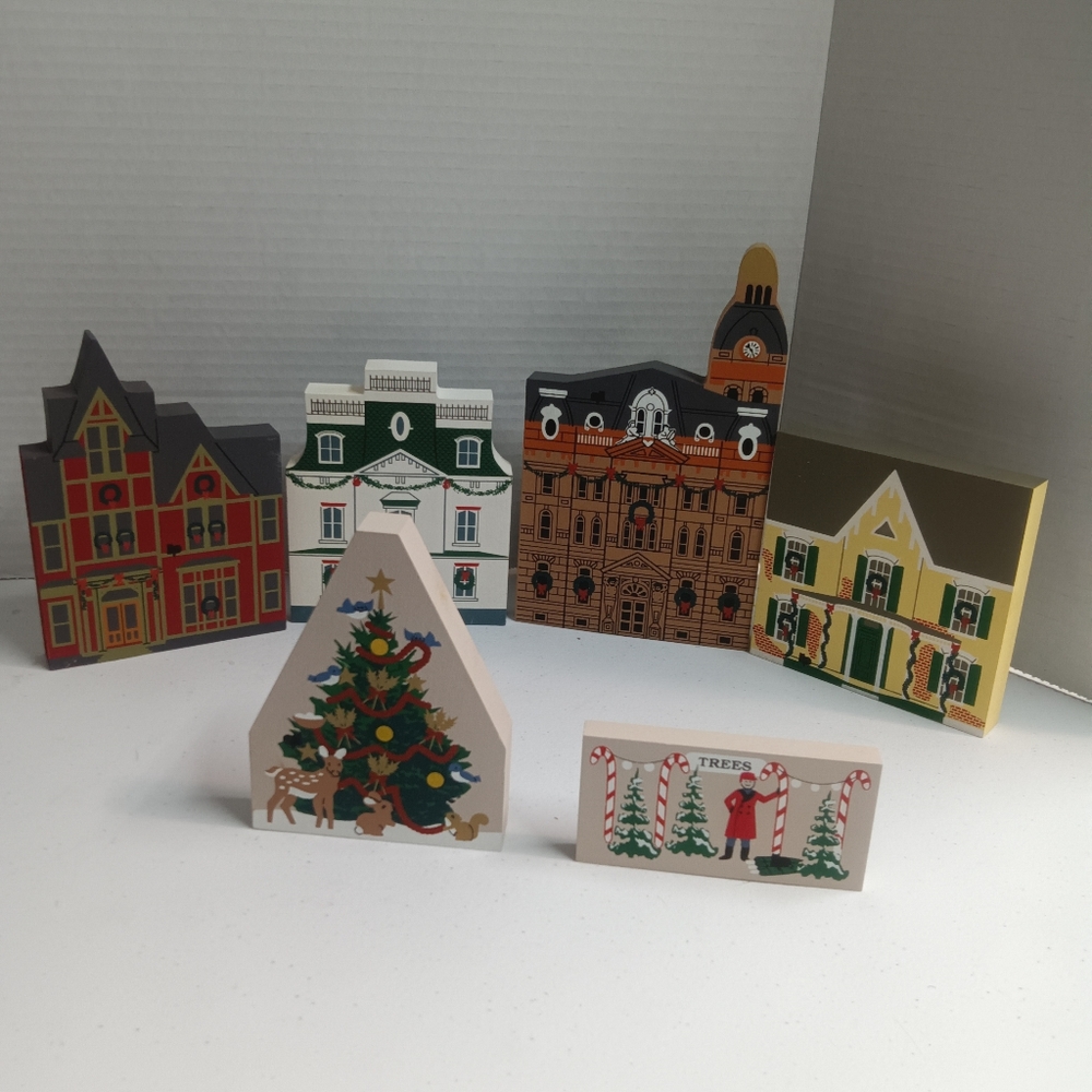 Hometown Christmas Series Set,1992 the cat meow